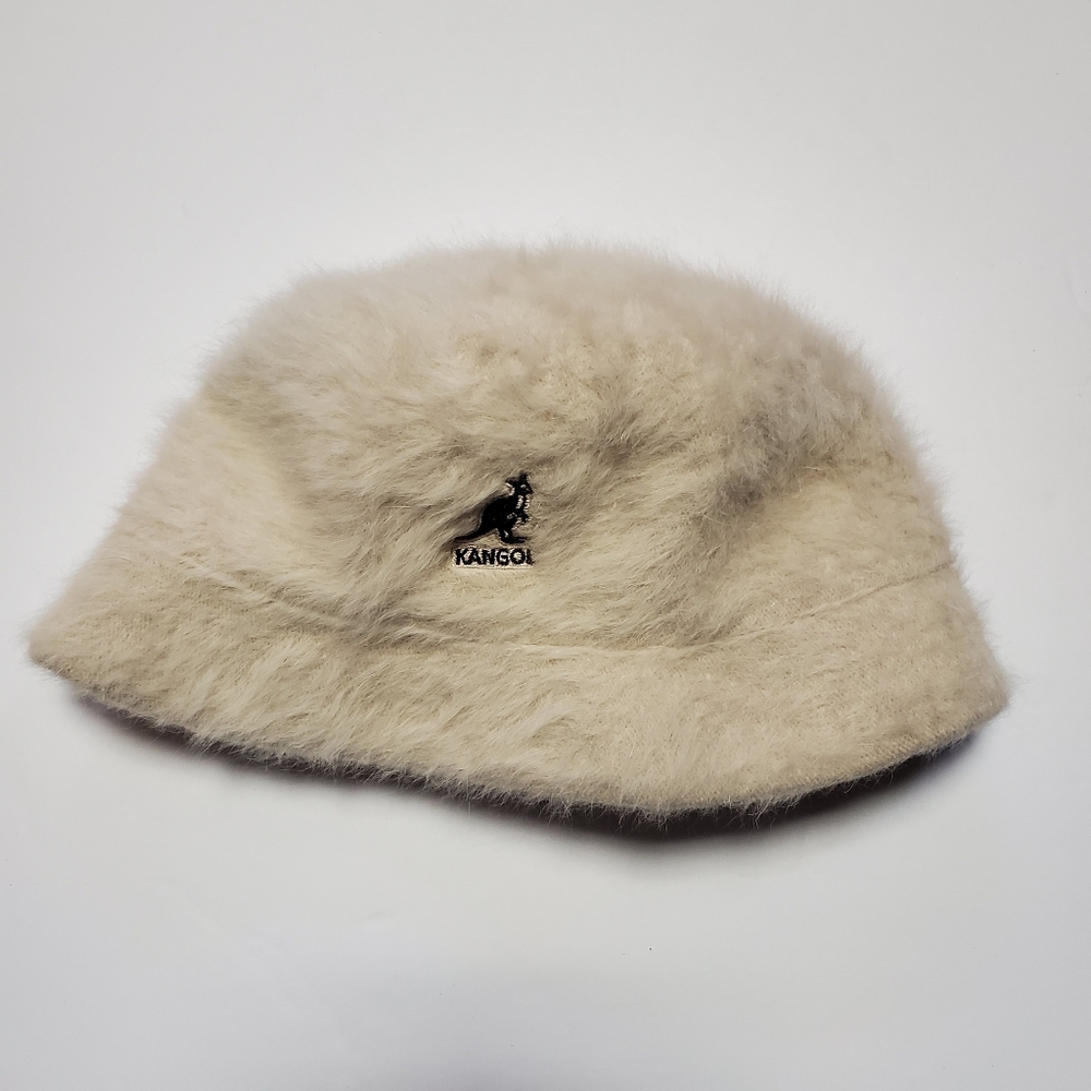 Kangol Blue Cream Furgora Furry Hat Size Small